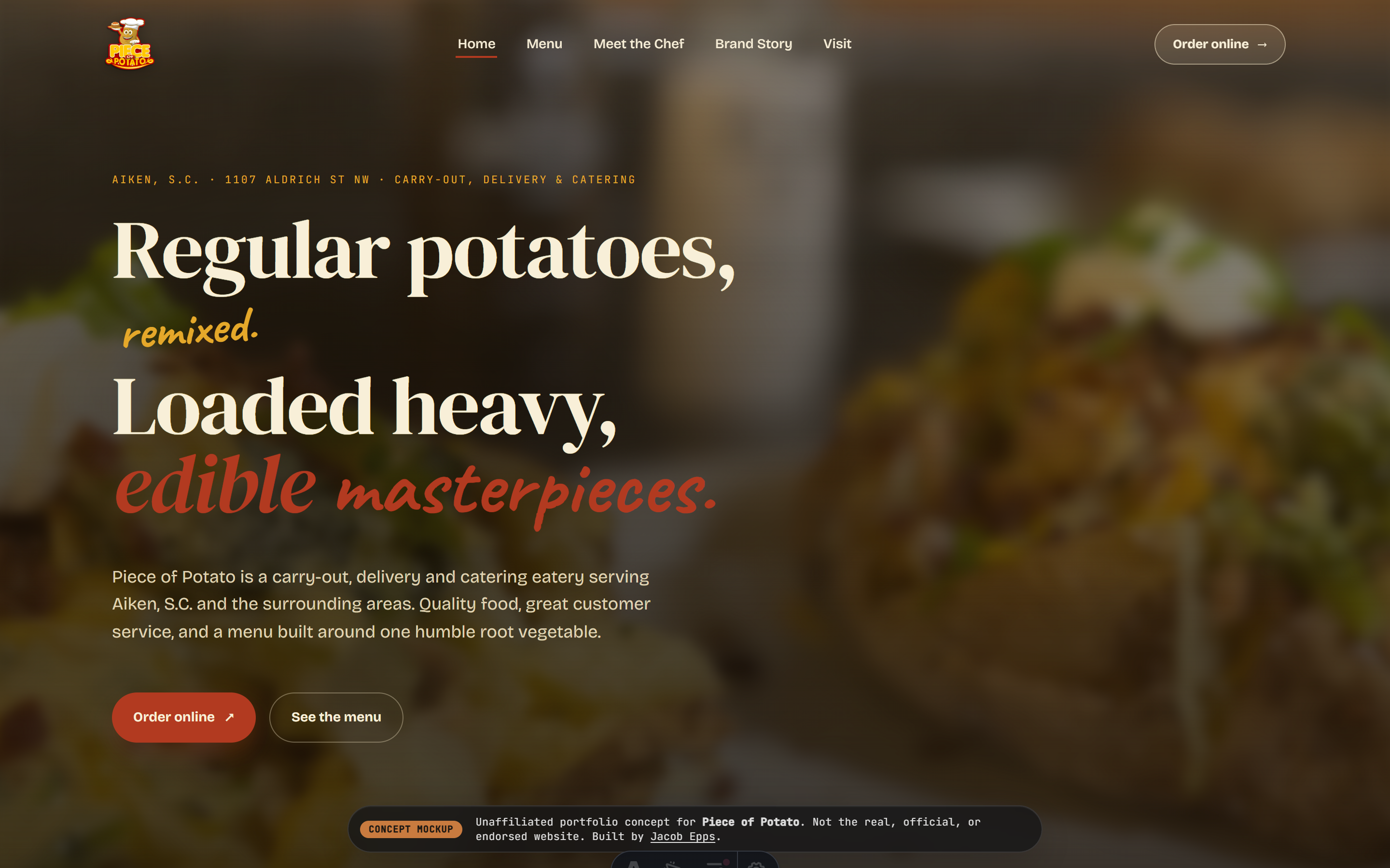 Piece of Potato, concept redesign